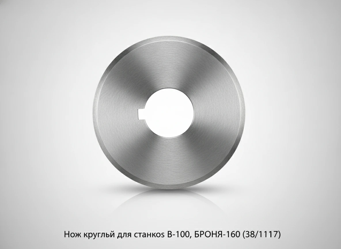 Нож круглый для станков БРОНЯ-160 (38/117) - основное изображение