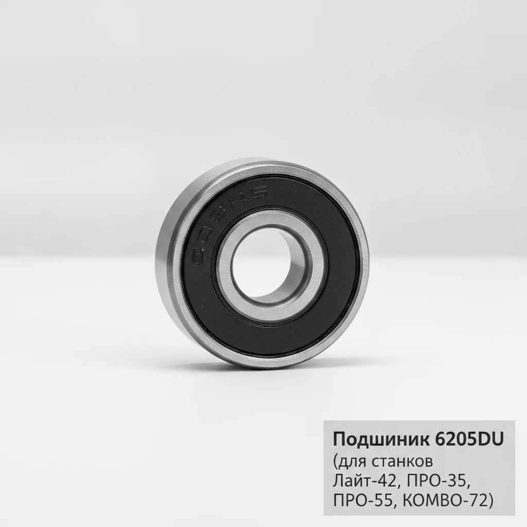 Подшипник 6205DU (для станков Лайт-42, ПРО-40, ПРО-55, КОМБО-72) - основное изображение