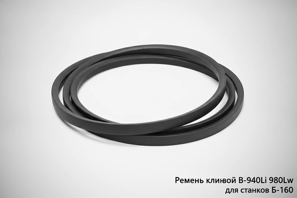 Ремень клиновой B-940Li 980Lw для станков Б-160 - основное изображение