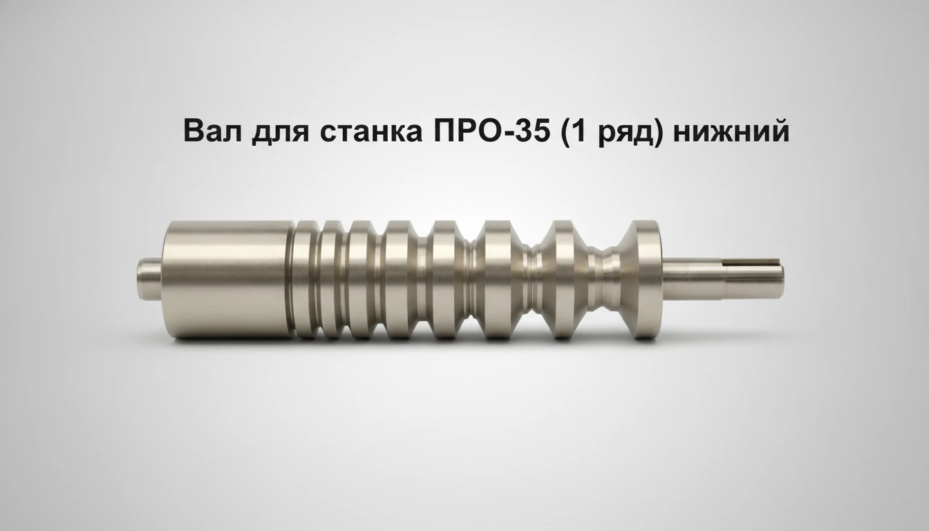 Вал для станка ПРО-40 (1 ряд) нижний - основное изображение